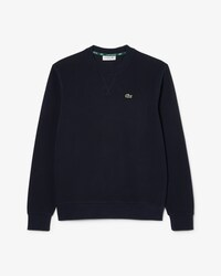 Relaxed Fit-Sweatshirt aus Piqu&eacute; mit Rundhalsausschnitt