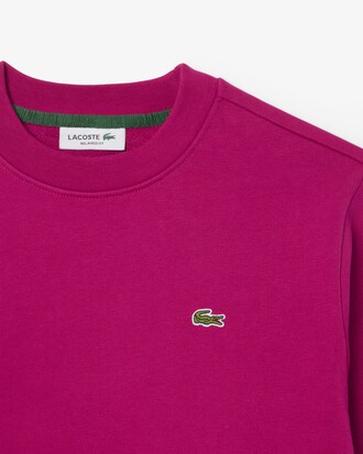 Relaxed Fit-Sweatshirt aus Fleece mit Rundhalsausschnitt