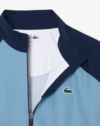 Sportlicher Trainingsanzug mit Colorblock-Design und Print