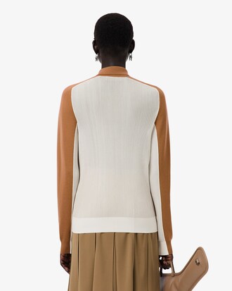 Pullover Runway aus Wollgemisch mit Polokragen