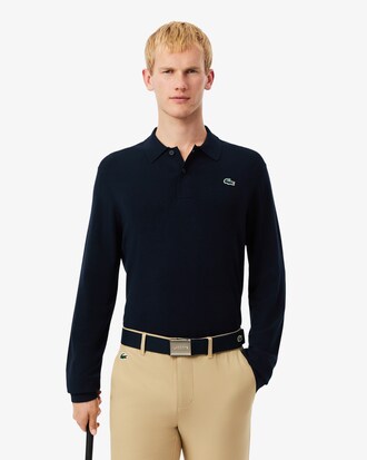 Stretch-Pullover mit Polokragen für den Golfsport