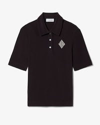 Slim Fit-Polohemd mit Stickerei