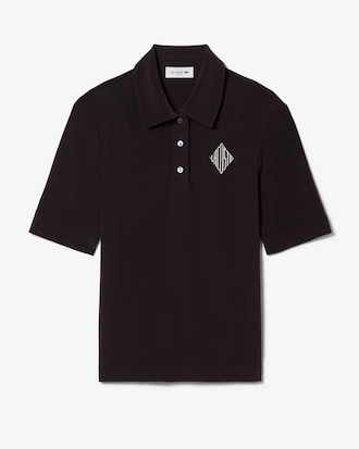 Slim Fit-Polohemd mit Stickerei