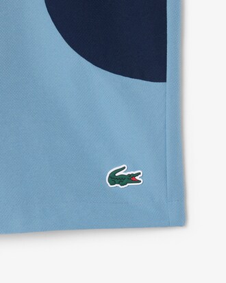 Wasserabweisende Sportshorts mit Colorblock-Design