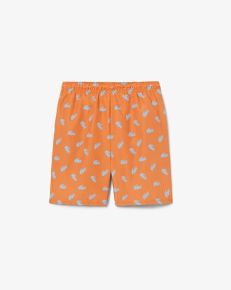 Einfarbige Badehose aus Taft