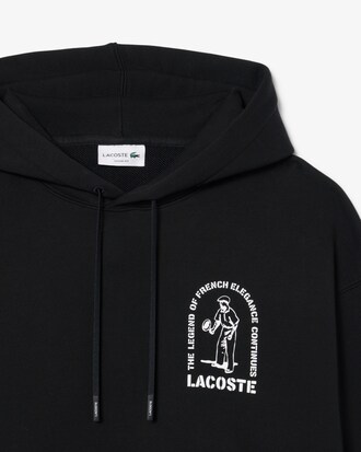 Loose Fit-Hoodie mit Print