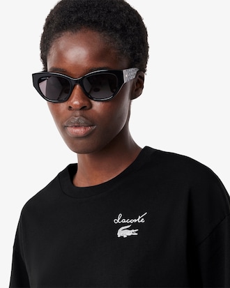 T-Shirt aus Baumwolle mit Logo
