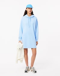 Oversized-Sweatshirt-Kleid aus Fleece
