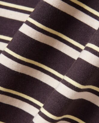 Gestreiftes T-Shirt-Kleid aus Baumwolle