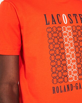 Herren T-Shirt mit Tennisball LACOSTE SPORT French Open Edition