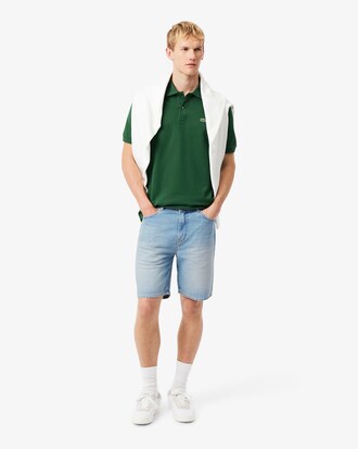 Straight Fit-Bermudashorts aus Denim