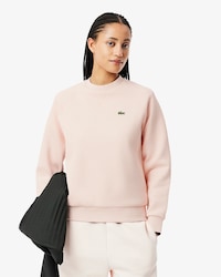 Sweatshirt aus Piqué mit Rundhalsausschnitt