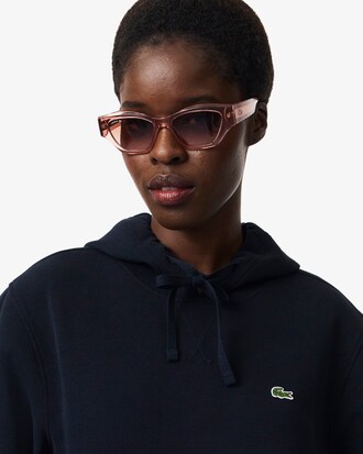 Hoodie aus Piqu&eacute;