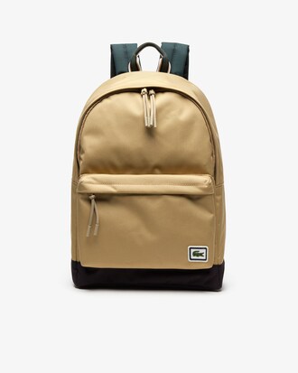 Zweifarbiger Herren-Rucksack aus Canvas