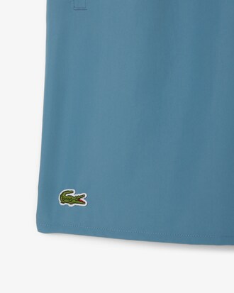 Halblange, einfarbige Badehose