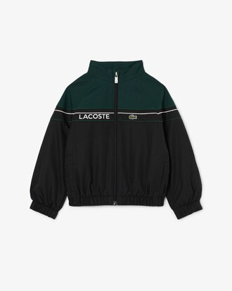 Trainingsanzug aus Diamant-Taft mit Colorblock-Design