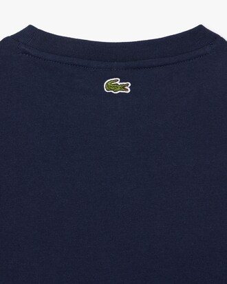 T-Shirt aus schwerer Baumwolle mit Badge-Print