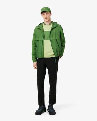 Fleece-Sweatshirt mit Colorblock-Design