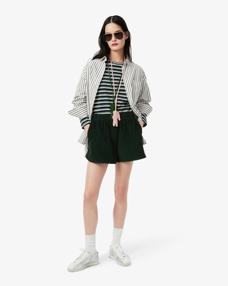 Weite Shorts aus Cord