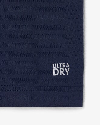 Tennis-T-Shirt aus Stretch-Jacquard mit Ultra-Dry-Technologie