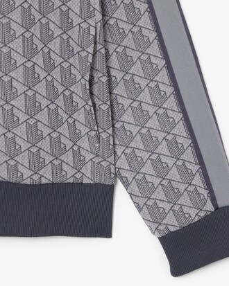 Track-Jacke Paris aus Jacquard mit Rei&szlig;verschluss