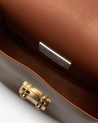 Women's LIVE Mate Chain Coated Leather Flap Shoulder Bag