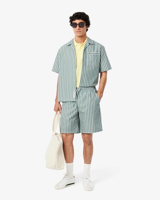 Gestreifte Relaxed Fit-Shorts