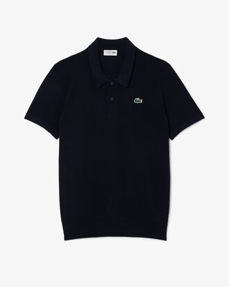 Golf-Pullover mit Polokragen und kurzen Ärmeln