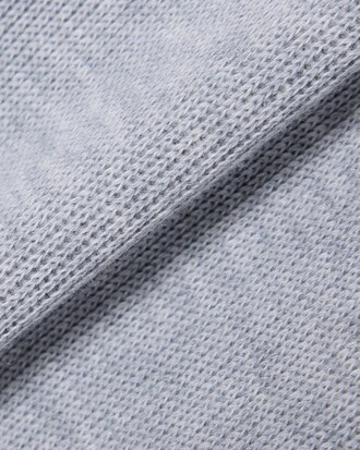 Sweatshirt aus Interlock mit hohem Kragen und Rei&szlig;verschluss