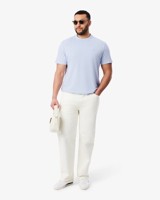 Commuter-T-Shirt aus Piqu&eacute; mit Jacquard-Branding