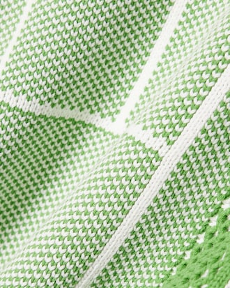 Pullover aus Jacquard mit Tennisplatz-Grafik