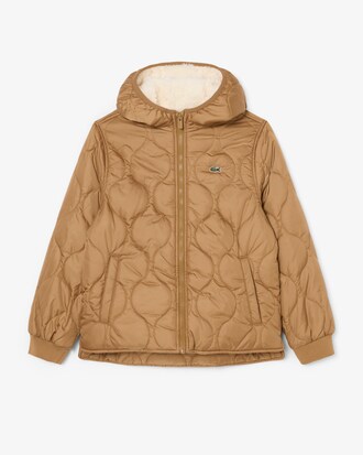 Gesteppter Unisex-Parka mit Kapuze