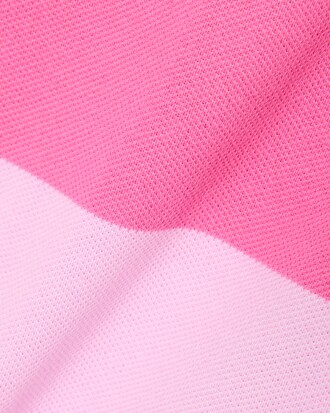 Gestreiftes, &auml;rmelloses Polokleid aus Petit Piqu&eacute;