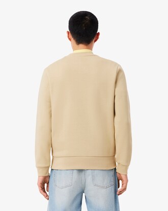 Sweatshirt aus Fleece mit Rundhalsausschnitt