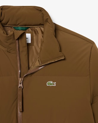 Wasserabweisende Daunenjacke mit Kapuze