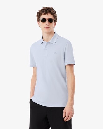 Slim Commuter Fit-Polohemd aus Piqu&eacute; mit Branding aus Jacquard