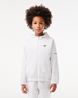Sportjacke mit Kapuze und Reißverschluss