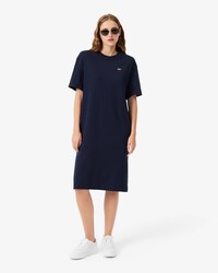 Oversized T-Shirt-Kleid aus Baumwolle