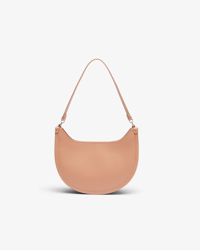 Halbmondförmige Tasche Chantaco aus Leder