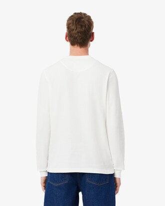 T-Shirt aus Waffelstrick mit langen Ärmeln