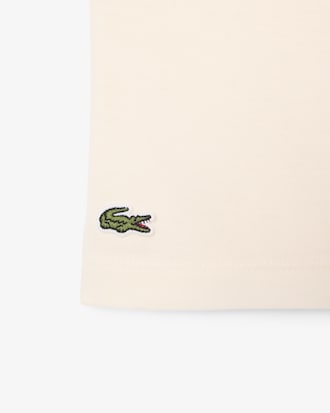 T-Shirt von Lacoste aus strukturierter Baumwolle