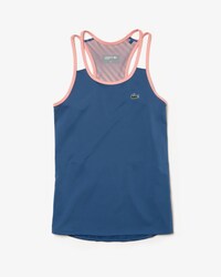 Damen LACOSTE SPORT Racerback-Tanktop aus Jersey und Mesh