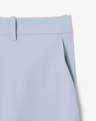 Straight Fit-Bermudashorts aus Stretchmaterial