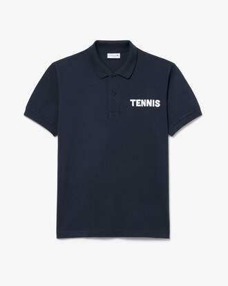 Classic Fit-Polohemd aus Petit Piqu&eacute; mit Print