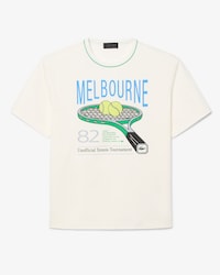 Runway T-Shirt mit Tennis-Druck