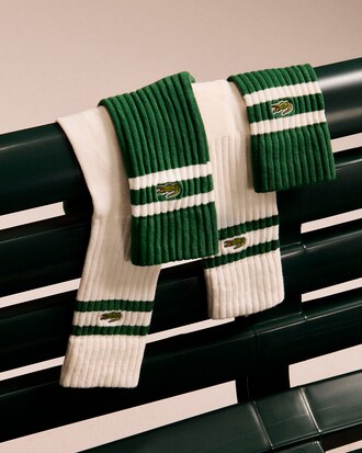 Socken aus gerippter Baumwolle