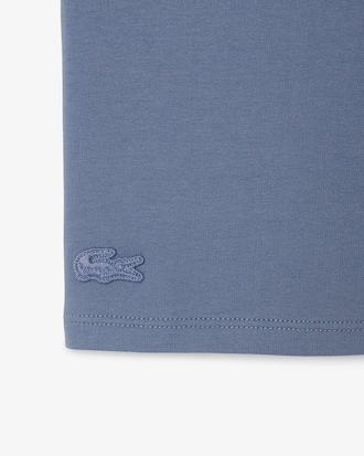 Loungewear-Sweatshirt aus Fleece mit Polokragen