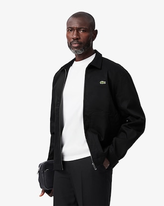 Kurze, wasserabweisende Sportjacke aus Baumwolle