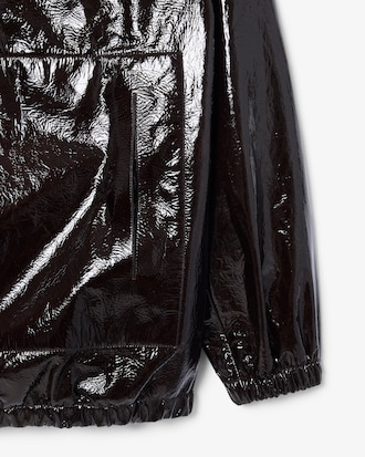 Lacoste x Wang Yibo Leder Popover-Jacke