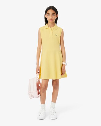 &Auml;rmelloses Kleid aus Stretch-Piqu&eacute;